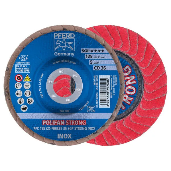 Disco lamell. PFC 125 CO-FREEZE 36 SGP STRONG INOX Disco lamell. PFC 125 CO-FREEZE 36 SGP STRONG INOX