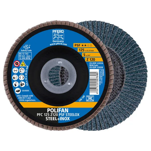 Disco lamellare PFC 125 Z 120 PSF STEELOX