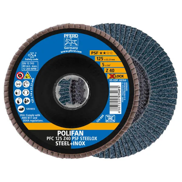 Disco lamellare PFC 125 Z 40 PSF STEELOX/X-LOCK Disco lamellare PFC 125 Z 40 PSF STEELOX/X-LOCK