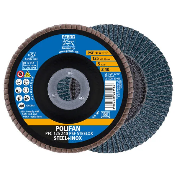 Disco lamellare PFC 125 Z 40 PSF STEELOX