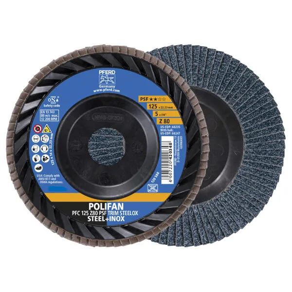 Disco lamellare PFC 125 Z 80 PSF TRIM STEELOX Disco lamellare PFC 125 Z 80 PSF TRIM STEELOX