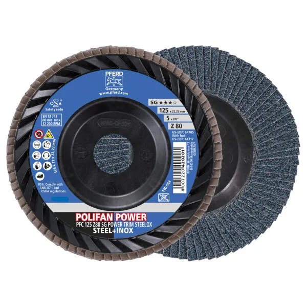 Disco lamellare PFC 125 Z 80 SG POWER TRIM STEELOX Disco lamellare PFC 125 Z 80 SG POWER TRIM STEELOX