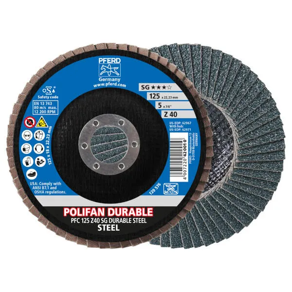 Disco lamellare PFC 125 Z40 SG DURABLE STEEL Disco lamellare PFC 125 Z40 SG DURABLE STEEL