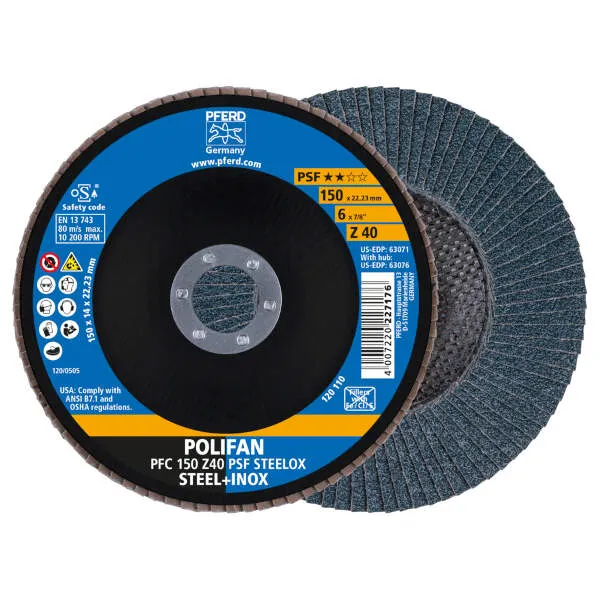 Disco lamellare PFC 150 Z 40 PSF STEELOX