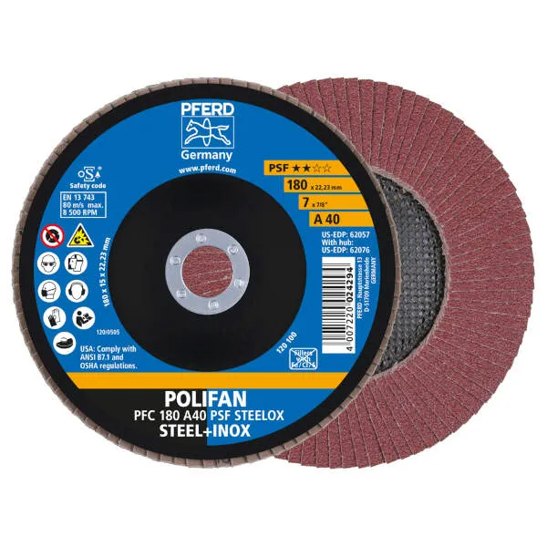Disco lamellare PFC 180 A 40 PSF STEELOX