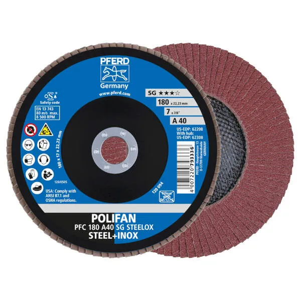 Disco lamellare PFC 180 A 40 SG STEELOX
