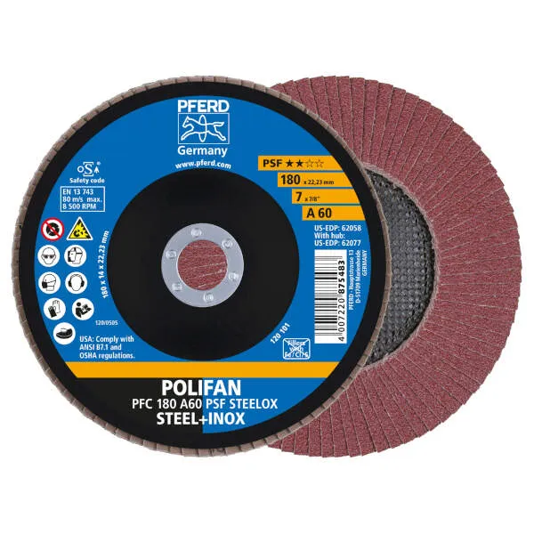 Disco lamellare PFC 180 A 60 PSF STEELOX