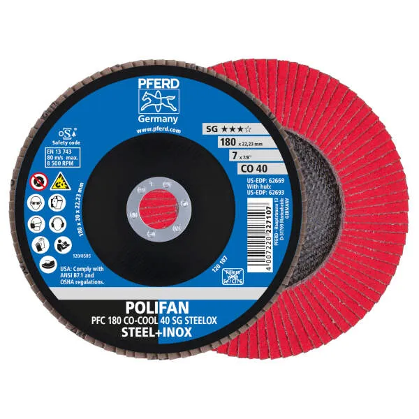 Disco lamellare PFC 180 CO-COOL 40 SG STEELOX