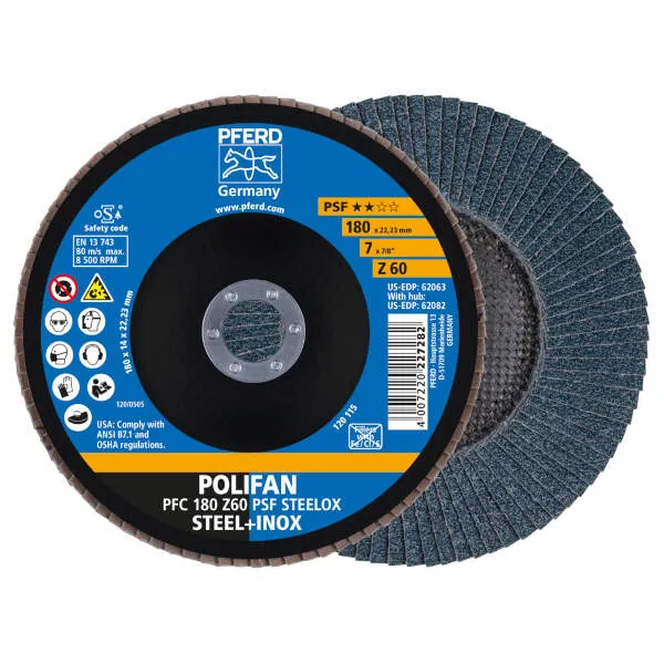 Disco lamellare PFC 180 Z 60 PSF STEELOX