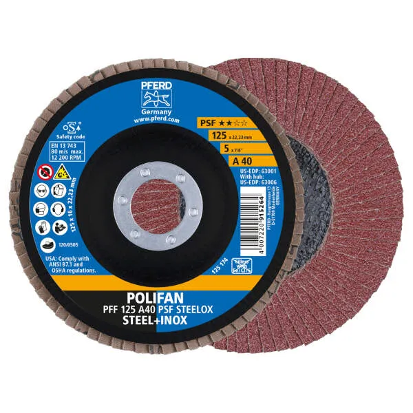 Disco lamellare PFF 125 A 40 PSF STEELOX