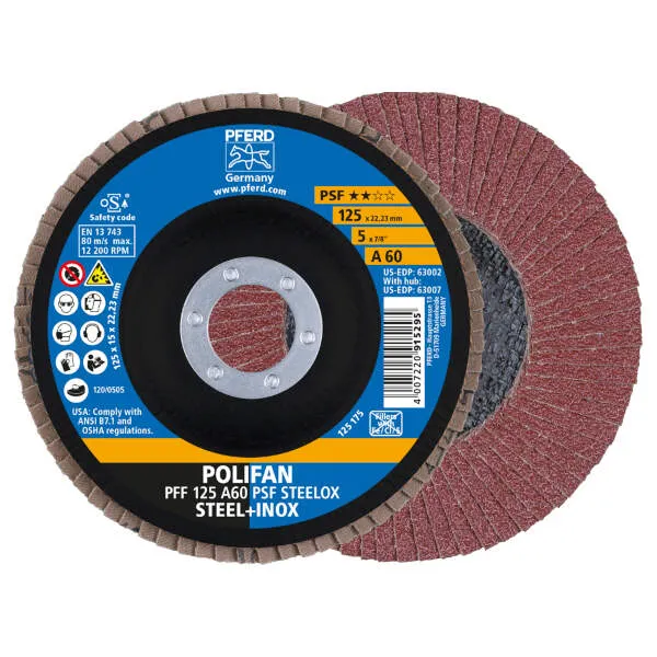Disco lamellare PFF 125 A 60 PSF STEELOX