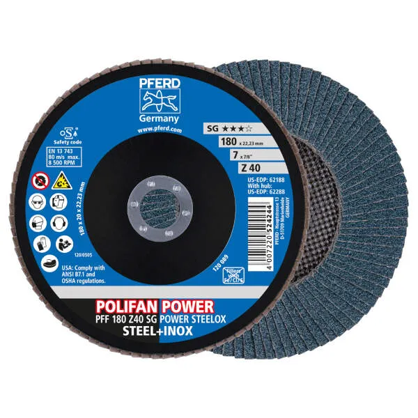 Disco lamellare PFF 180 Z 40 SG POWER STEELOX