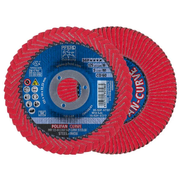 Disco lamellare PFR 125-M CO 60 SGP CURVE STEELOX