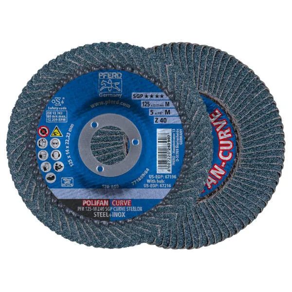 Disco lamellare PFR 125-M Z 40 SGP CURVE STEELOX