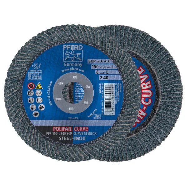 Disco lamellare PFR 150-L Z 40 SGP CURVE STEELOX