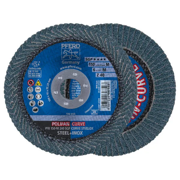 Disco lamellare PFR 150-M Z 40 SGP CURVE STEELOX