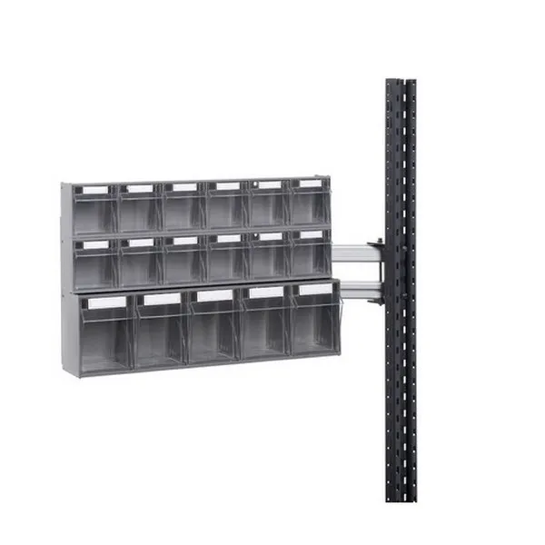 Braccio FAMI estensibile con visual box RAL7016