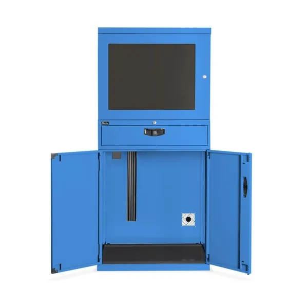 Armadio FAMI porta computer standard RAL5012