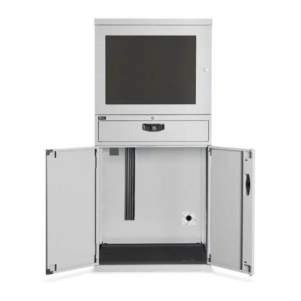 Armadio FAMI porta computer standard RAL7035