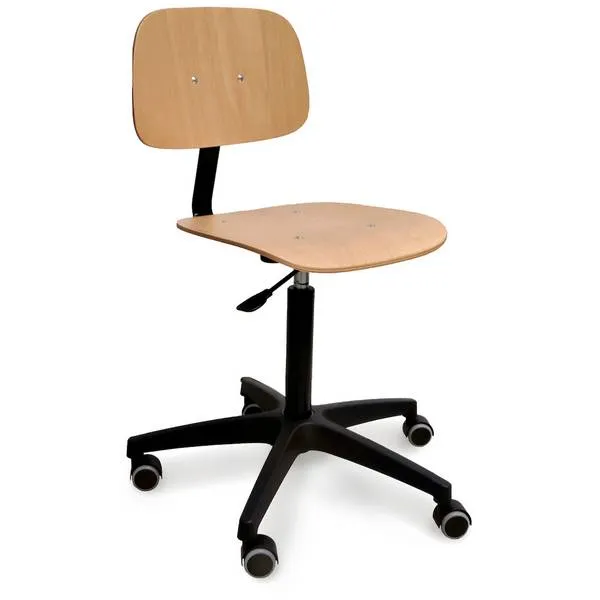 Sedia in Legno con Ruote