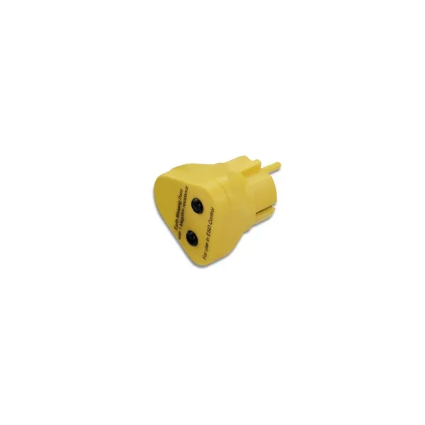 Spina schuko FAMI esd 52x52x72 giallo