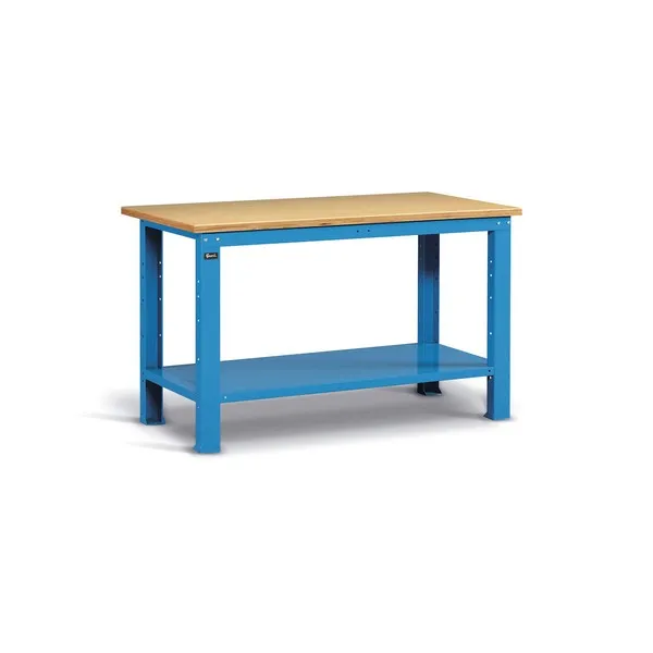 Banco work FAMI piano legno 1500x750x880 RAL5012