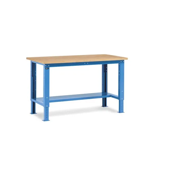 Banco work up FAMI legno 1500x750x1107 RAL5012