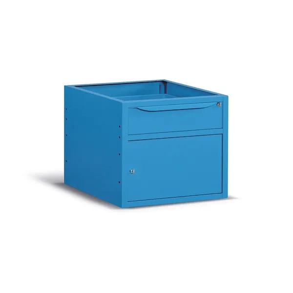 Armadio FAMI 1 cass porta parz 629x607x570 RAL5012