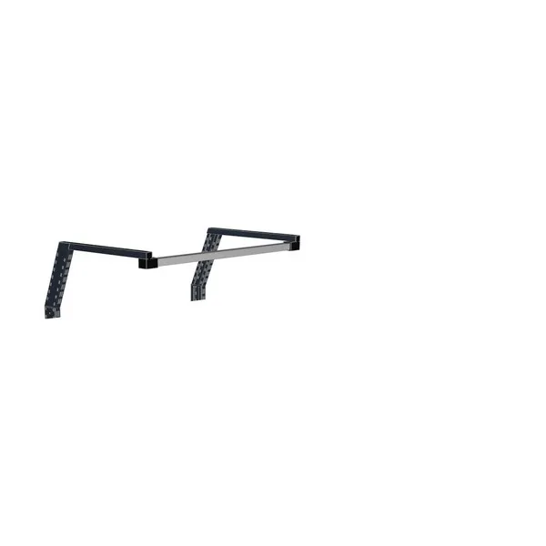 Kit FAMI 2 supporti inclinati binario base RAL7016