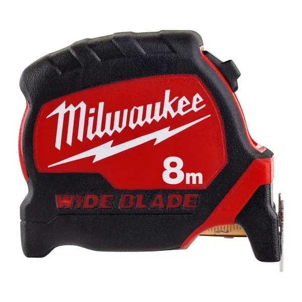 Flessometro WIDE BLADE 8 m (metric)