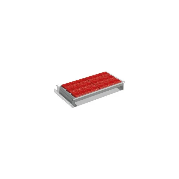 Telaio FAMI 3 file con supporti 894x446x142/180