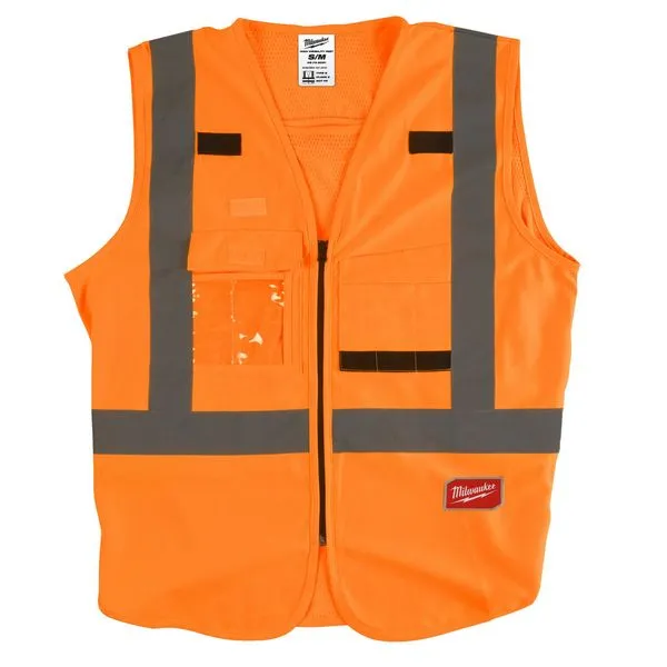 Gilet alta visibilit arancione S/M
