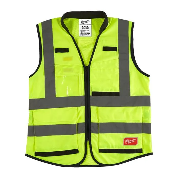 Gilet PREMIUM alta visibilit giallo L/XL