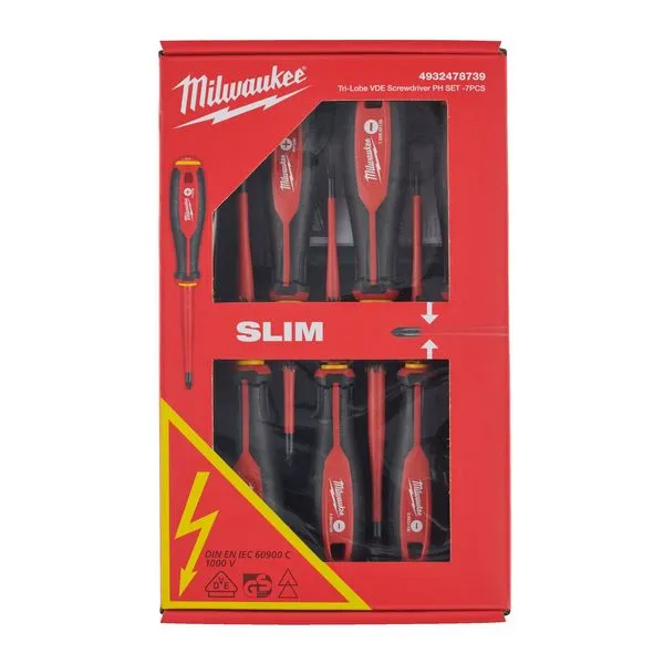 Set Giraviti isolati PH 1000V 7 pz