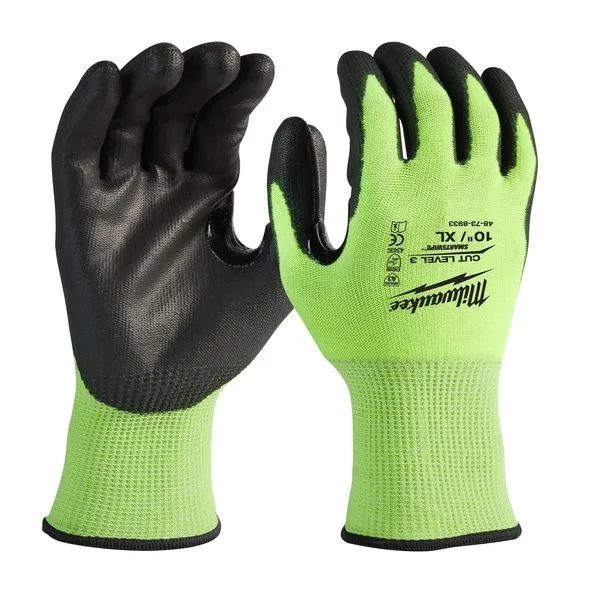 Guanti antitagl.cat.3/C alta visibil. XL/10-1pz