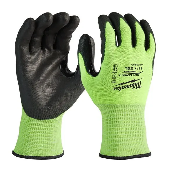 Guanti antitagl.cat.3/C alta visibil. XXL/11-1pz