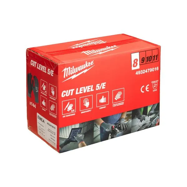 Guanti antitagl.cat.5/E M/8-144pz