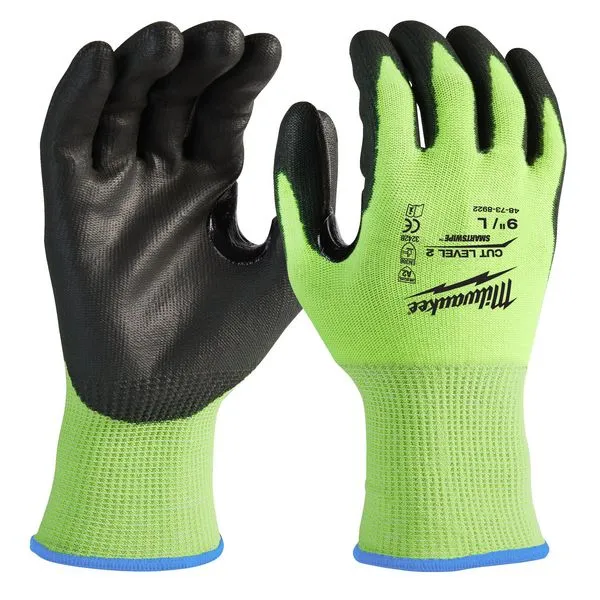 Guanti antitagl.cat.2/B alta visibil. S/7-1pz
