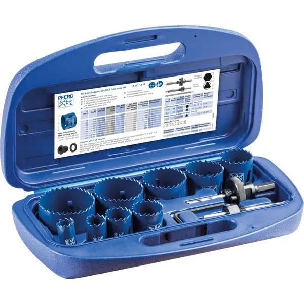 Set di seghe a tazza HSS per montatori LS-SO 13 M