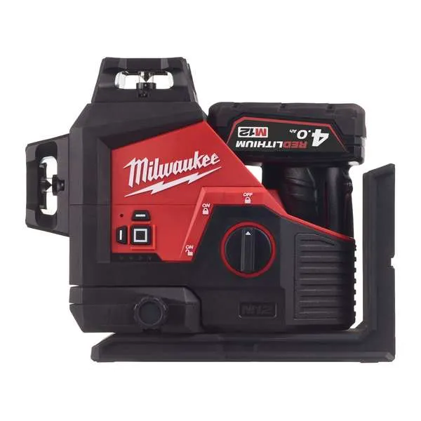 Laser Verde a tre linee Milwaukee M12 3PL-401C Laser Verde a tre linee Milwaukee M12 3PL-401C