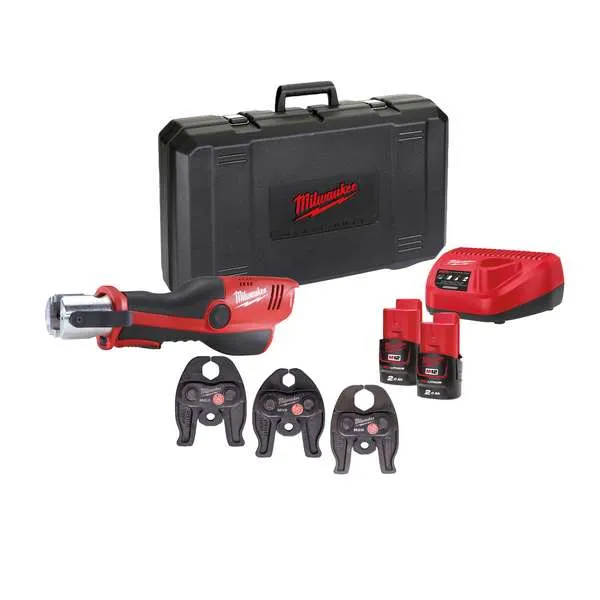 Pressatrice idraul. Milwaukee M12 HPT-202C con Set