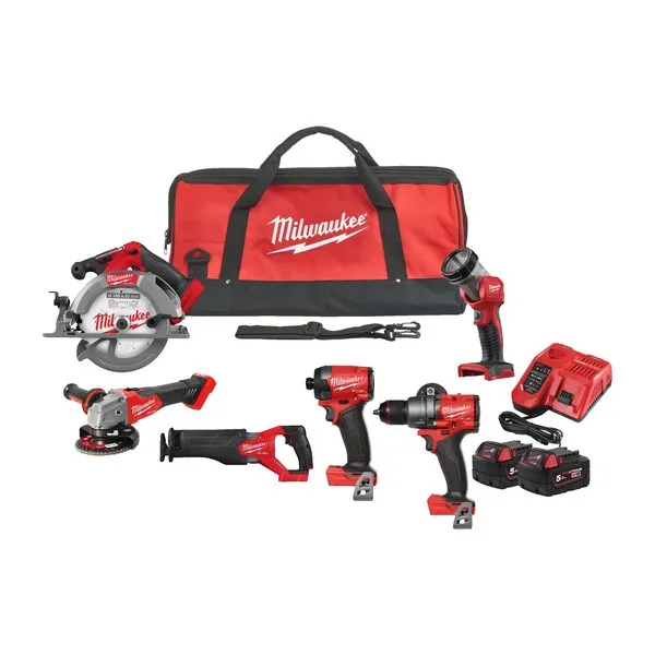 Kit power pack+ 5 elettroutensili M18_FPP6G3-502B