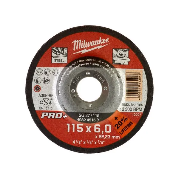 Mole da sbavo SG27P 115x6 mm - PRO+ Mole da sbavo SG27P 115x6 mm - PRO+
