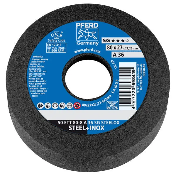 Mola a tazza 50 ETT 80-8 A 36 SG STEELOX Mola a tazza 50 ETT 80-8 A 36 SG STEELOX