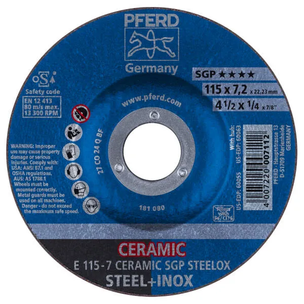 Mole da sbavo E 115-7 CERAMIC SGP STEELOX