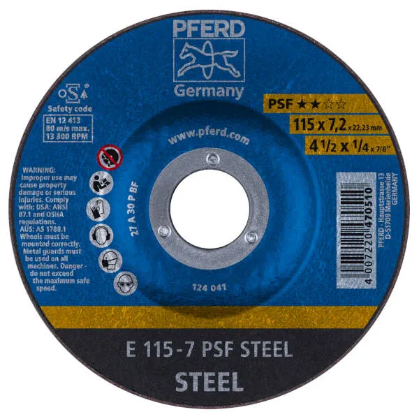 Mole da sbavo E 115-7 PSF STEEL