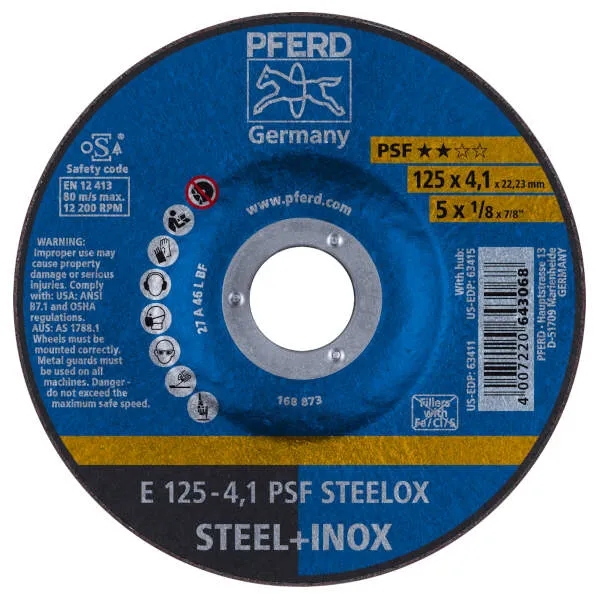 Mole da sbavo E 125-4,1 PSF STEELOX