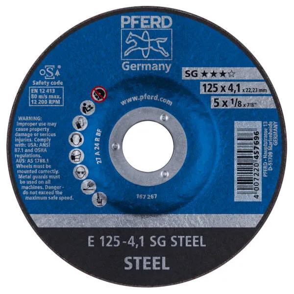 Mole da sbavo E 125-4,1 SG STEEL Mole da sbavo E 125-4,1 SG STEEL