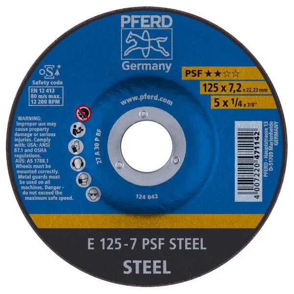 Mole da sbavo E 125-7 PSF STEEL