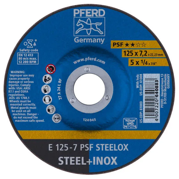 Mole da sbavo E 125-7 PSF STEELOX